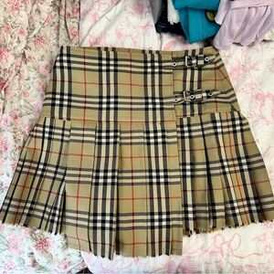 Burberry Pleated Skirt